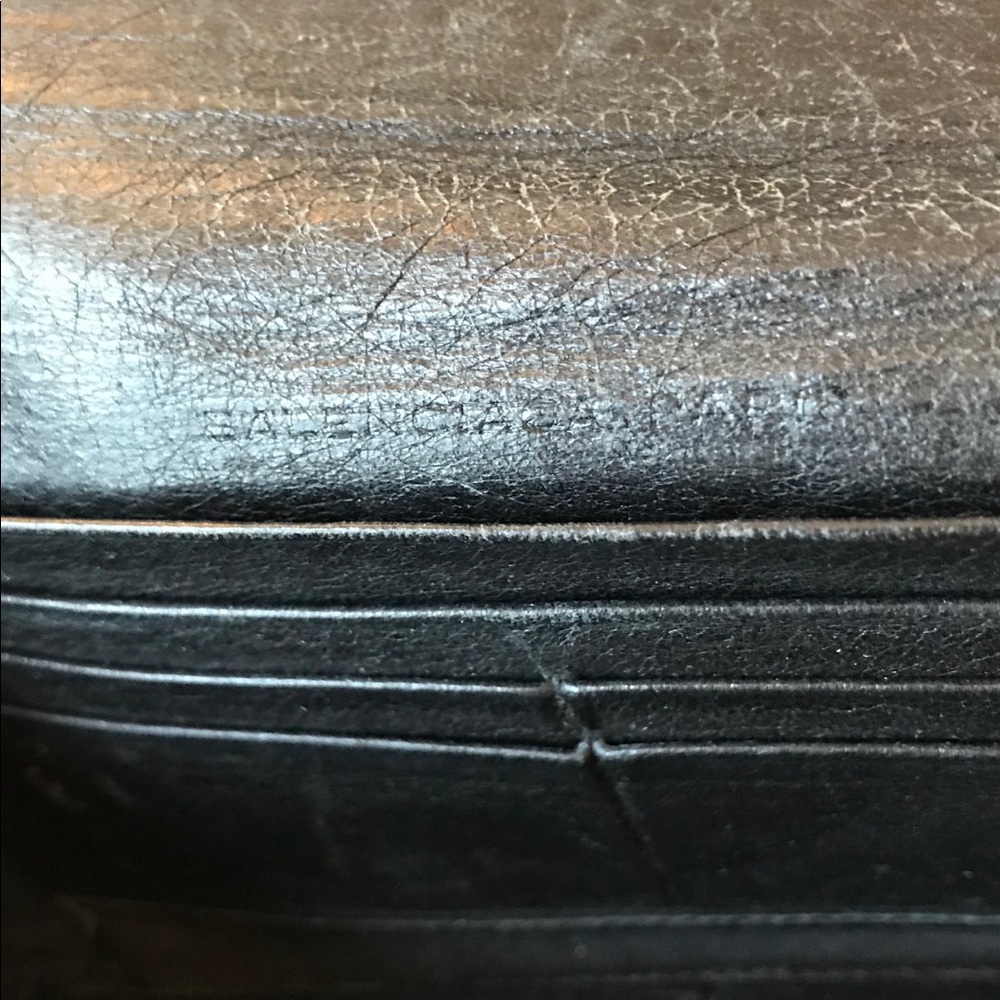 Balenciaga black leather wallet clutch - Picture 8 of 8